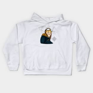 Tattoo Design Amelia Earhart Kids Hoodie